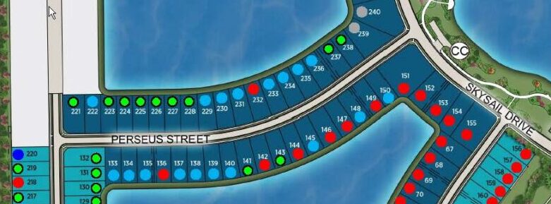 SkySail Celebration and Cove Series Map
